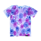 Multi-Color Magenta, Lavender, Blue-Violet Bubble Dyed T-Shirt