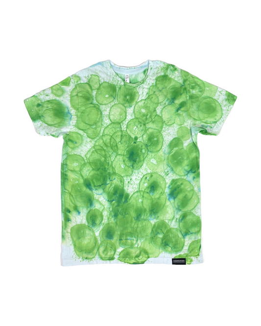 Lime Green Bubble Dyed T-Shirt