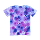 Multi-Color Magenta, Lavender, Blue-Violet Bubble Dyed T-Shirt