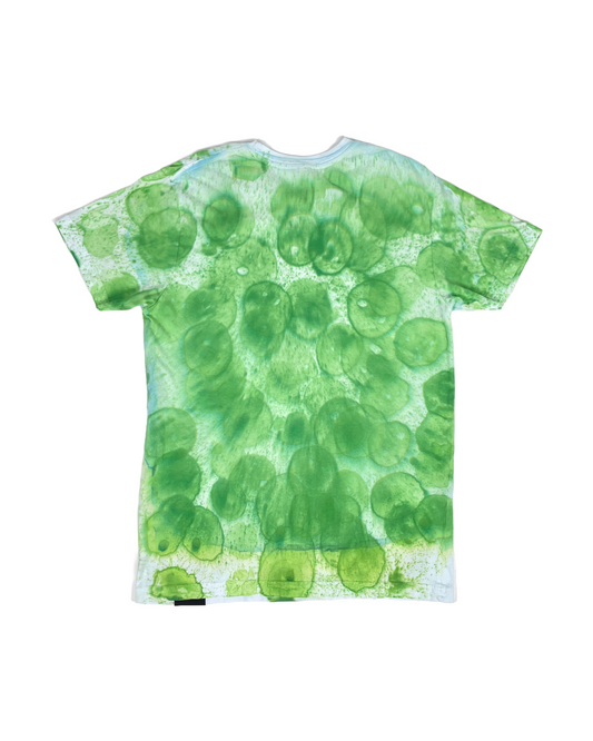 Lime Green Bubble Dyed T-Shirt