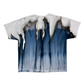 Blue Black Gravity Dye T-Shirt