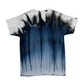 Blue Black Gravity Dye T-Shirt