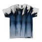 Blue Black Gravity Dye T-Shirt