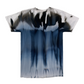 Blue Black Gravity Dye T-Shirt