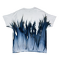 Blue Black Gravity Dye T-Shirt