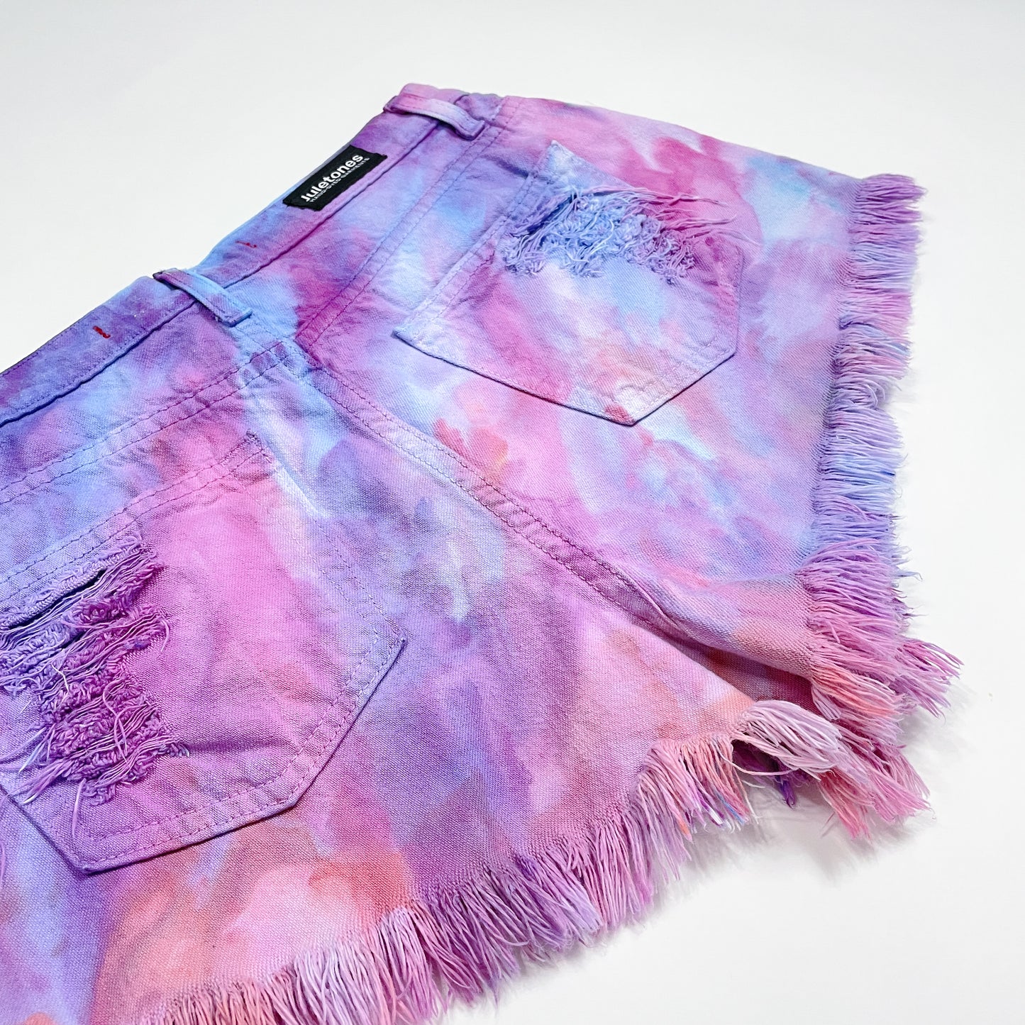 Pink Sunset Hand-Dyed Shorts