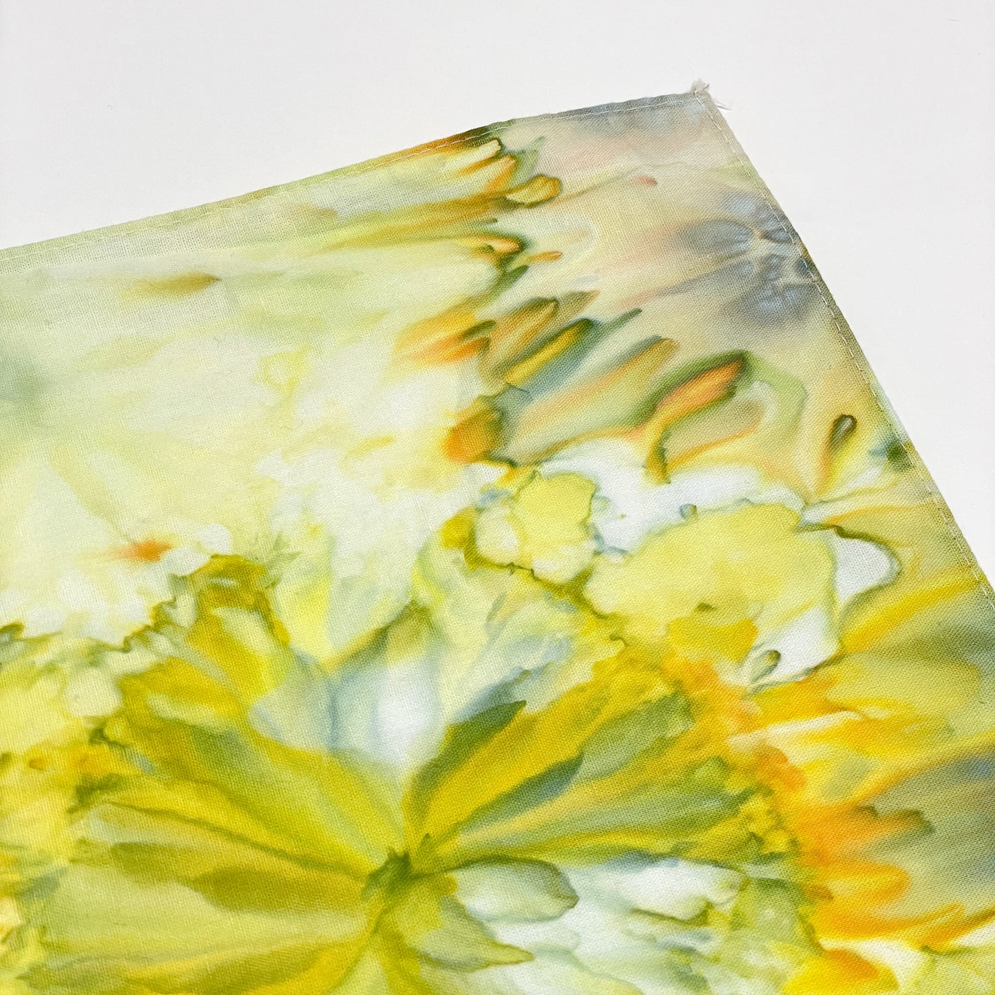 Yellow Marigold Hand-Dyed Bandana