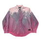 Pink, Gray Long Sleeve Gravity Ice-Dye Button Down