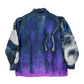 Purple Long Sleeve Gravity Ice-Dye Button Down