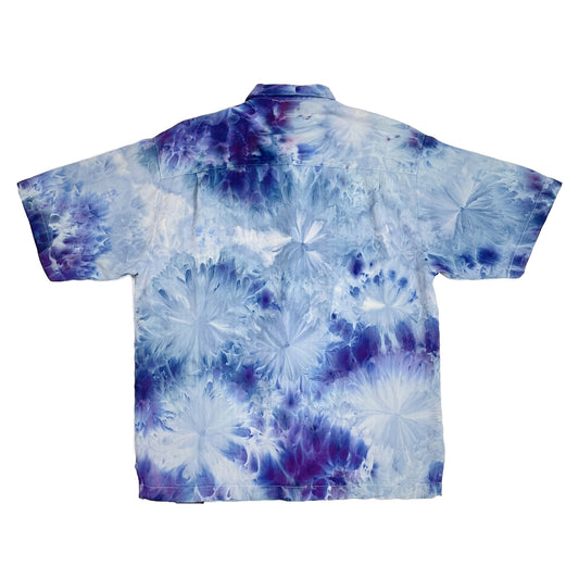 Purple Hydrangea Hand-Dyed Button-Down