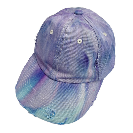 Lavender Sky Hand-Dyed Baseball Cap