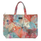 Multi-Color Flowers Hand-Dyed Tote Bag