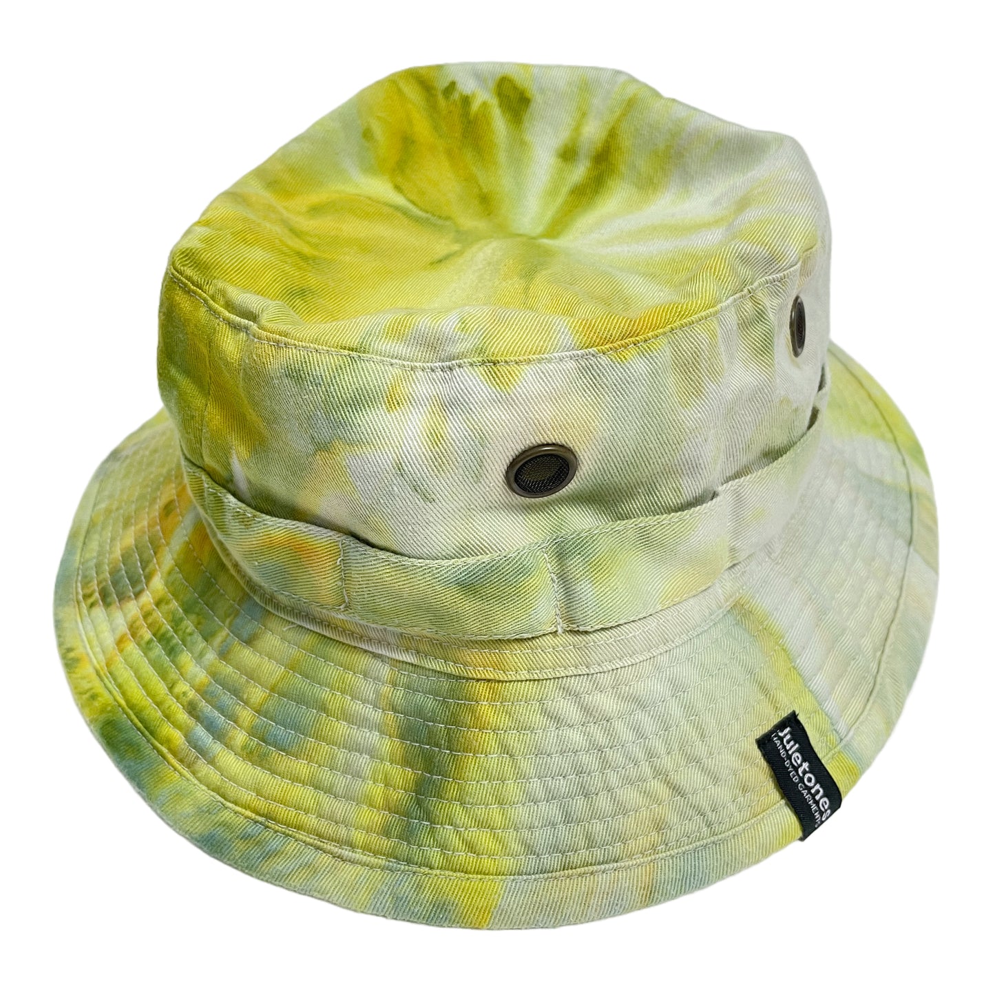 Yellow Daisy Hand-Dyed Bucket Hat