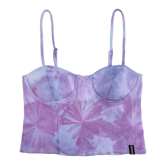 Lavender Corset Hand-Dyed Top