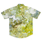 Yellow Green Chrysanthemum Hand-Dyed Button-Down