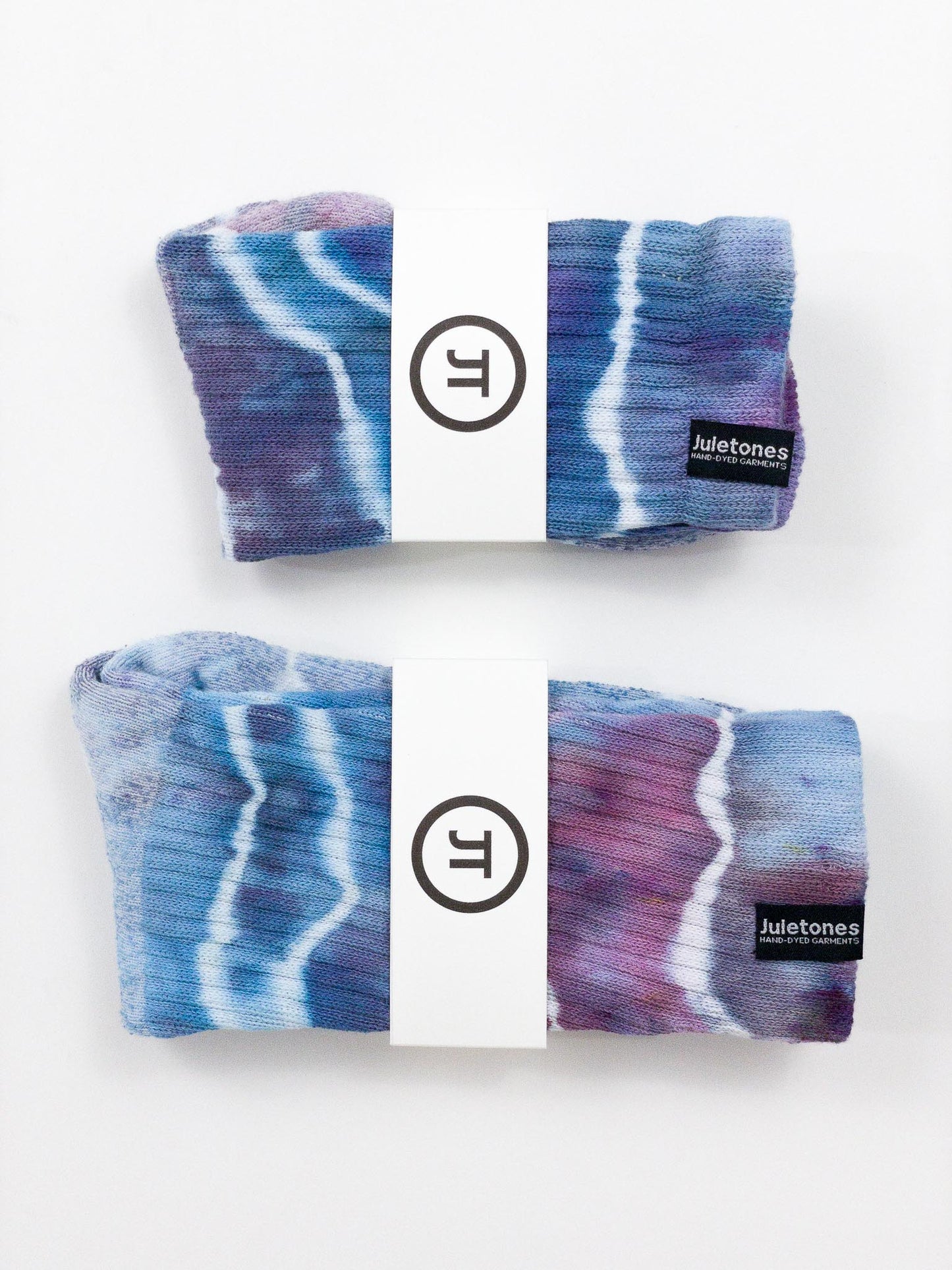 Ice-Dyed Geode Socks Scheme #1