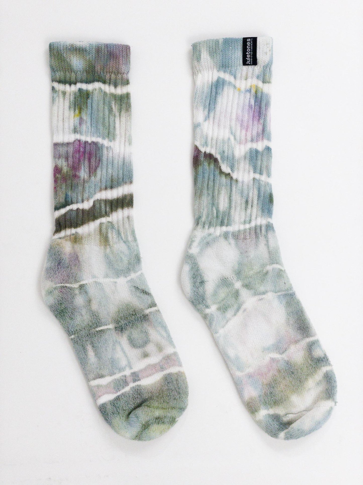 Ice-Dyed Geode Socks Scheme #3