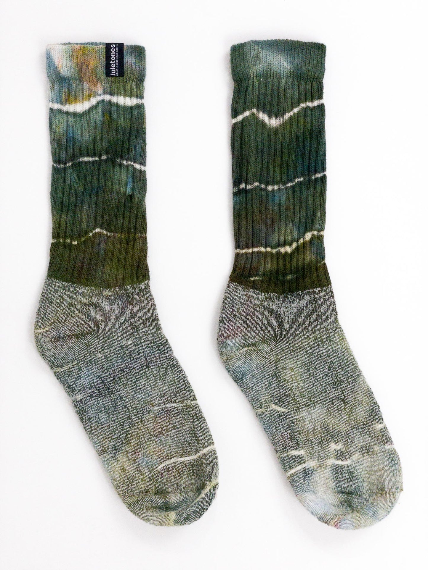 Ice-Dyed Geode Socks Scheme #5