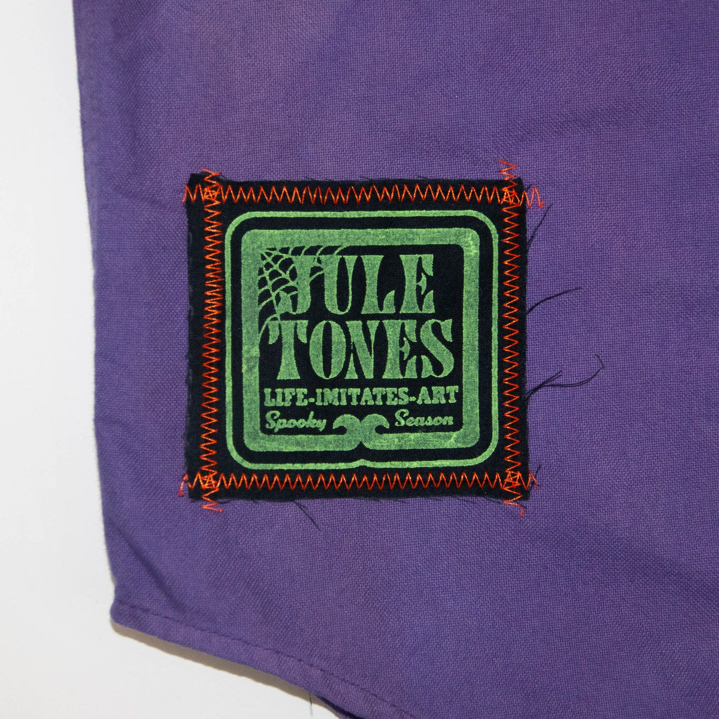 Purple Split-Dye Button-Down