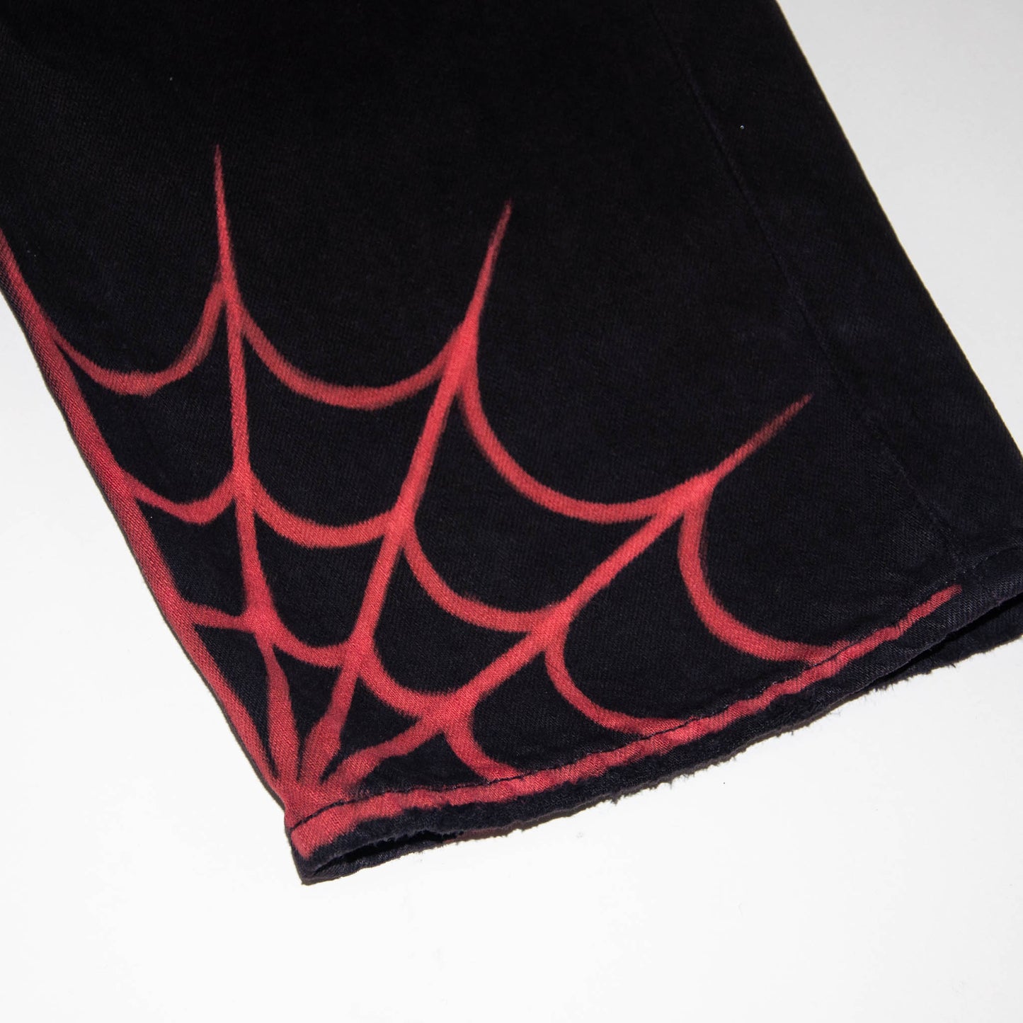 Red Spiderweb Jeans